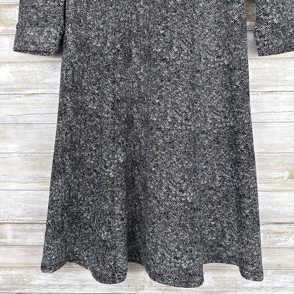 NOM Maternity Dress Size XS Fit & Flare Textured Tweed 3/4 Sleeves Jack Mini - Picture 4 of 14